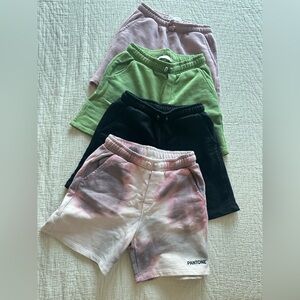 Zara Kids Shorts Set - Pink, Green, Black, Tie-Dye